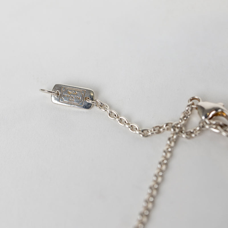 Ippolita Silver and Blue Colorblock Necklace