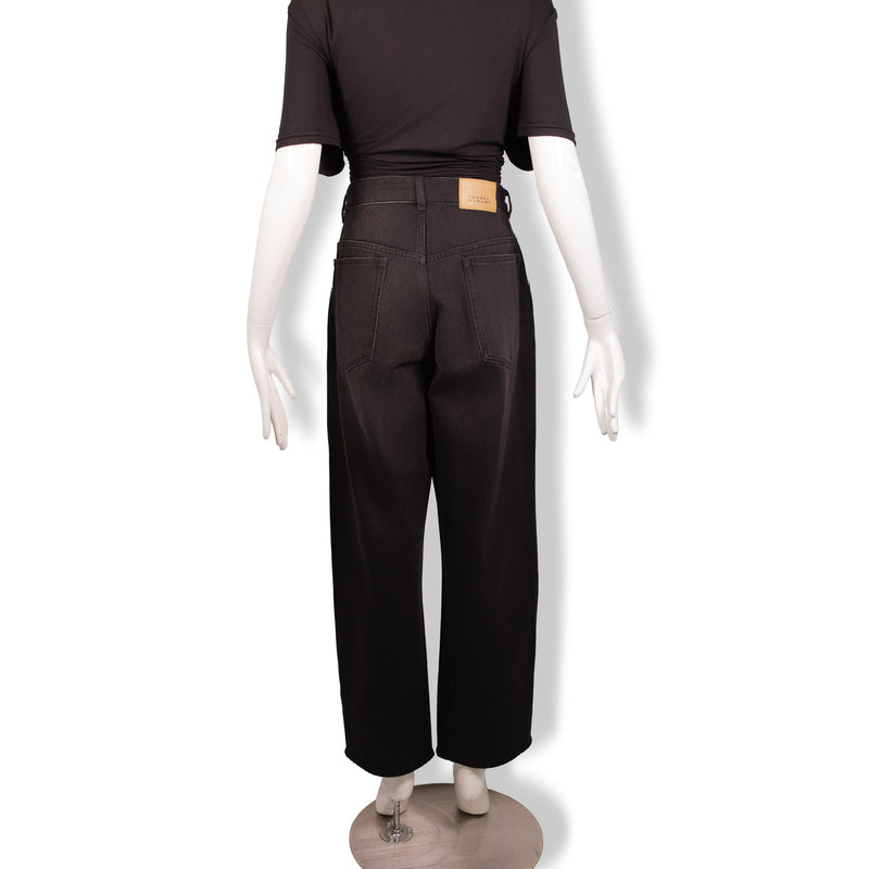 Isabel Marant Black Denim Barrel Jeans Size M