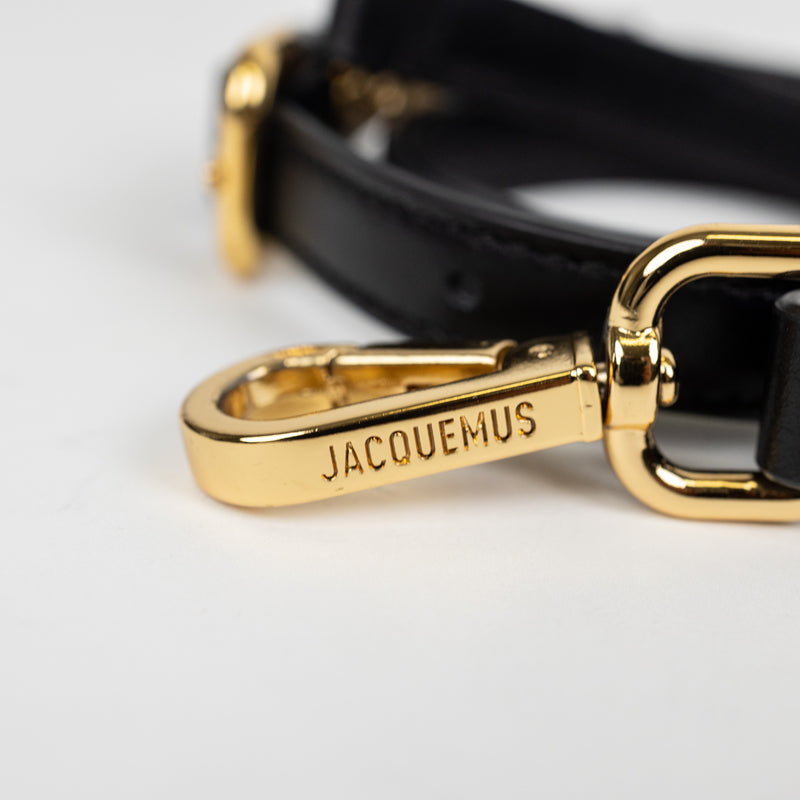 Jacquemus Black Le Grand Bambino Top Handle Bag with Strap