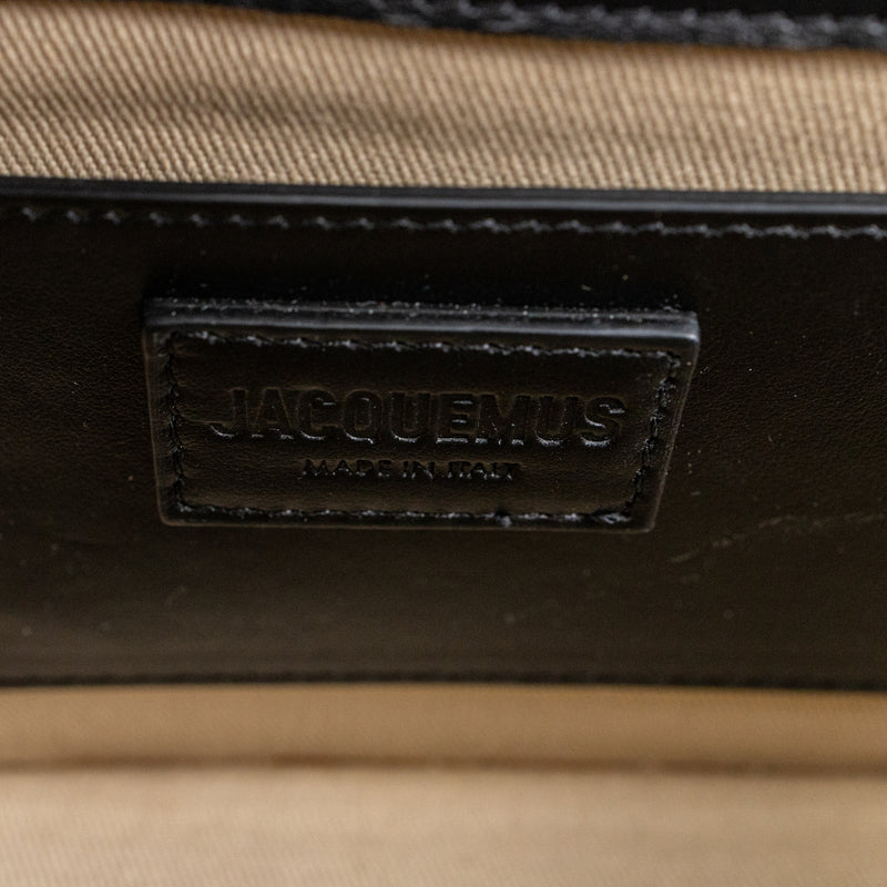 Jacquemus Black Le Grand Bambino Top Handle Bag with Strap