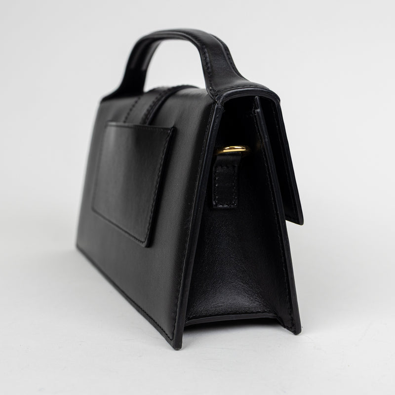 Jacquemus Black Le Grand Bambino Top Handle Bag with Strap