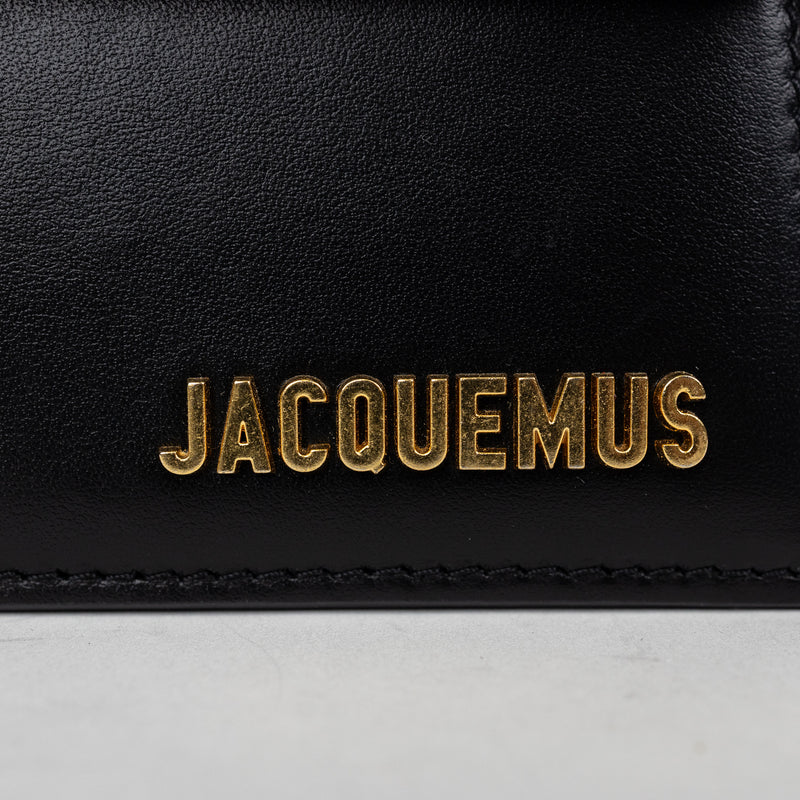 Jacquemus Black Le Grand Bambino Top Handle Bag with Strap