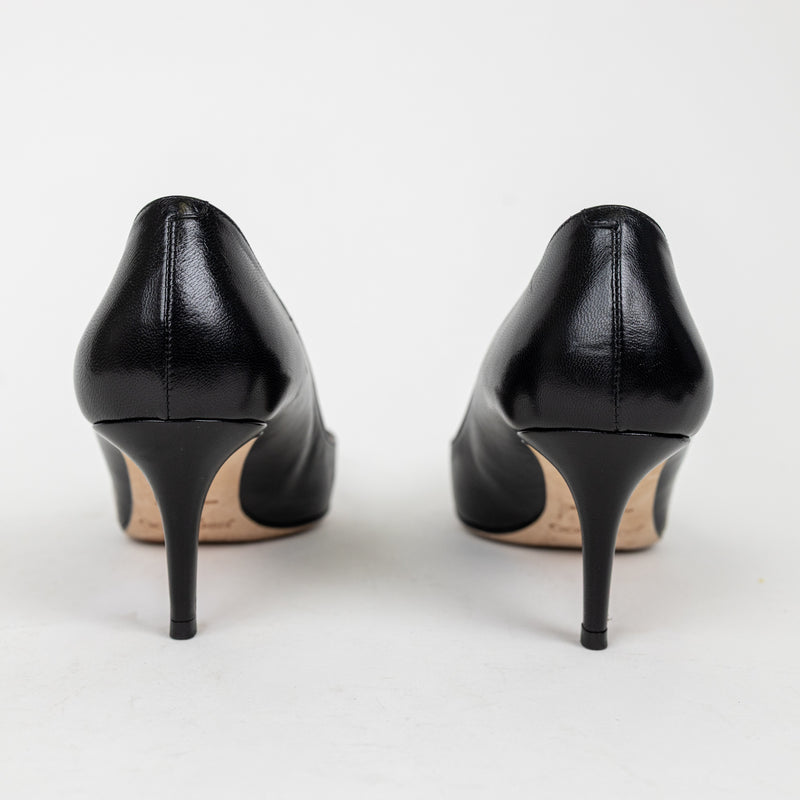 Jimmy Choo Black Kid Leather Heels Size 39