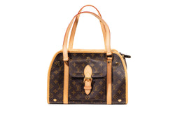 Louis Vuitton Monogram Baxter Dog Carrier Travel Bag