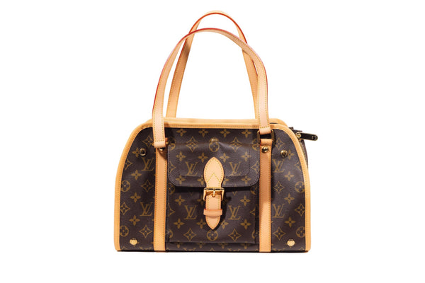 Louis Vuitton Monogram Baxter Dog Carrier Travel Bag