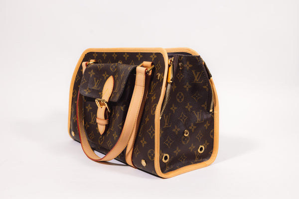 Louis Vuitton Brown Monogram Canvas Baxter Dog Carrier PM