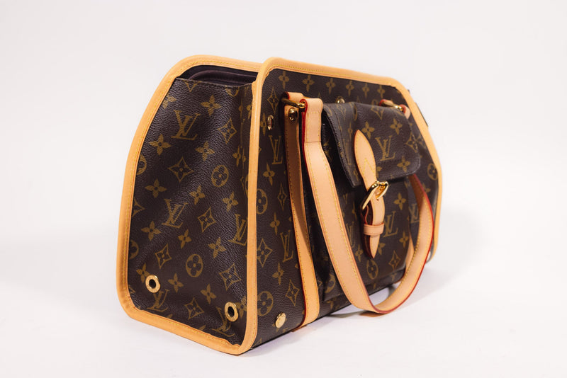 Louis Vuitton Brown Monogram Canvas Baxter Dog Carrier PM