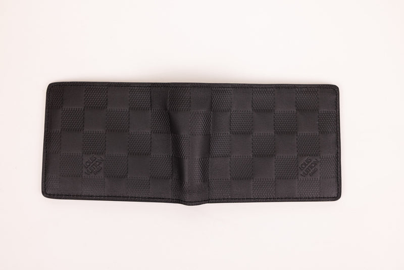 Louis Vuitton Black Damier Infiniti Bifold Wallet