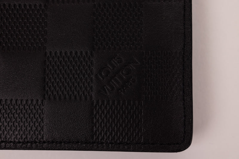 Louis Vuitton Black Damier Infiniti Bifold Wallet