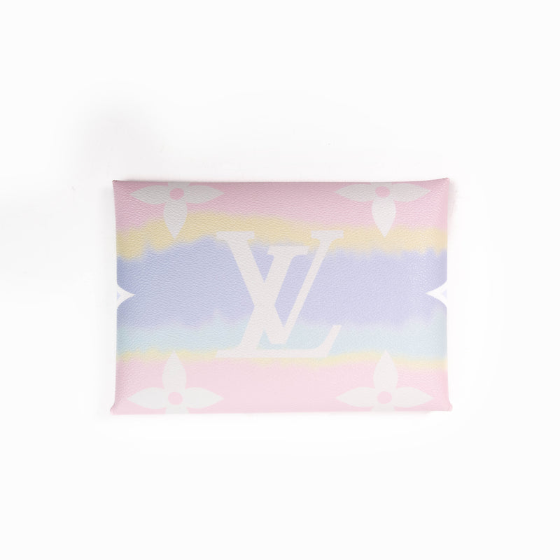 Louis Vuitton Pink & Blue Canvas Monogram Giant By The Pool Kirigami Pochette