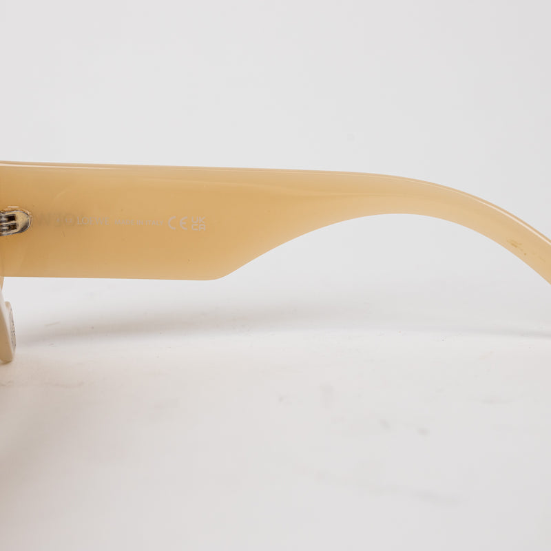 Loewe Beige Mask Square Sunglasses