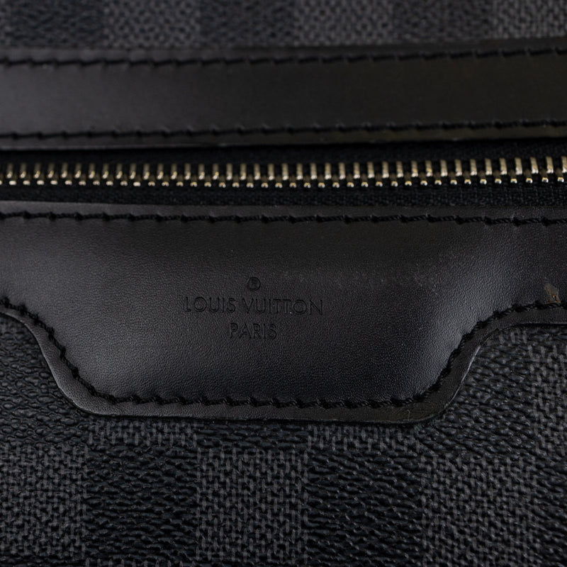 Louis Vuitton Black Gray Damier Graphite Pegase 55cm Rolling Luggage