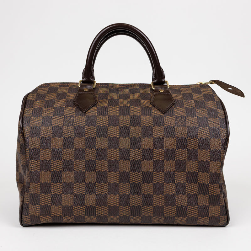 Louis Vuitton Brown Damier Ebene Speedy 30cm Bag