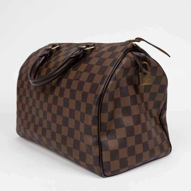 Louis Vuitton Brown Damier Ebene Speedy 30cm Bag