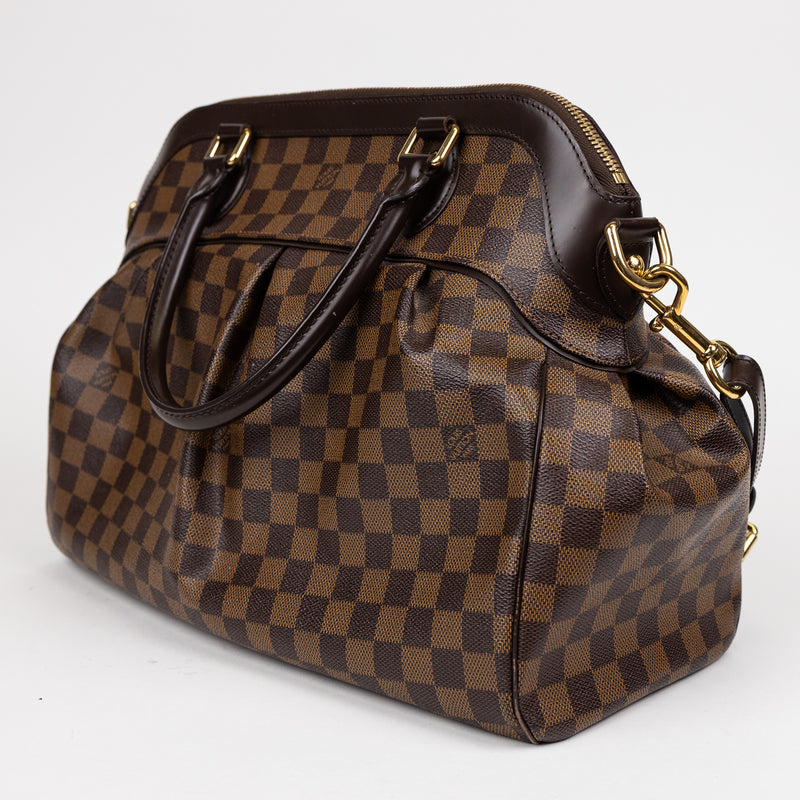 Louis Vuitton Brown Damier Ebene Trevi GM with Crossbody Strap