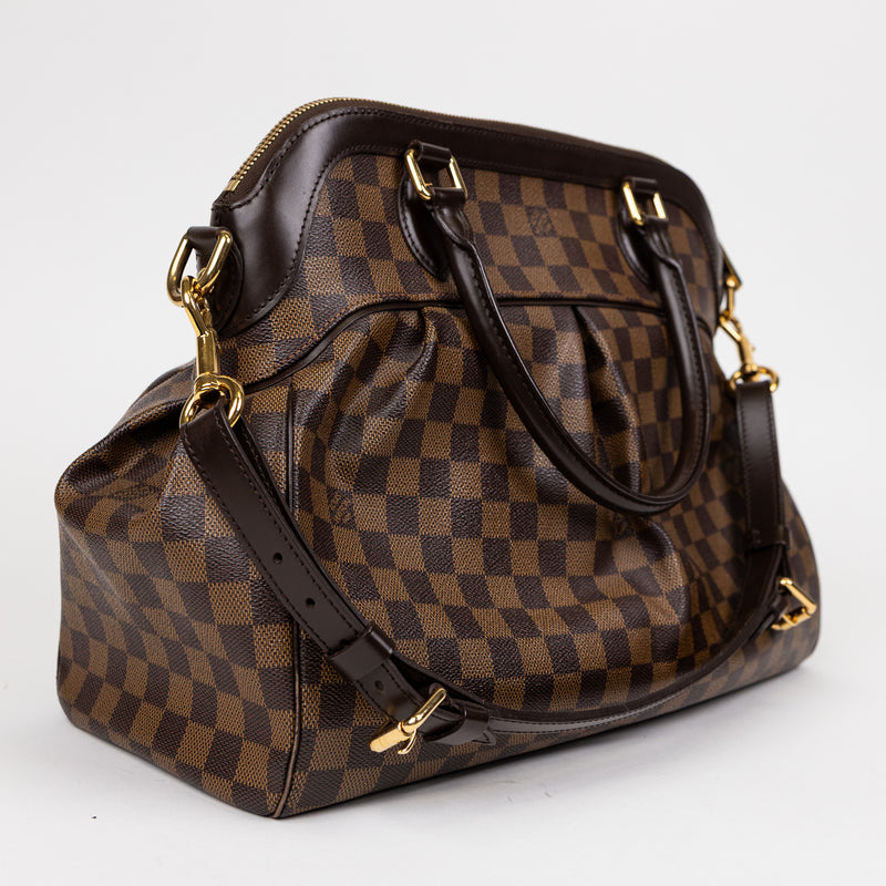 Louis Vuitton Brown Damier Ebene Trevi GM with Crossbody Strap