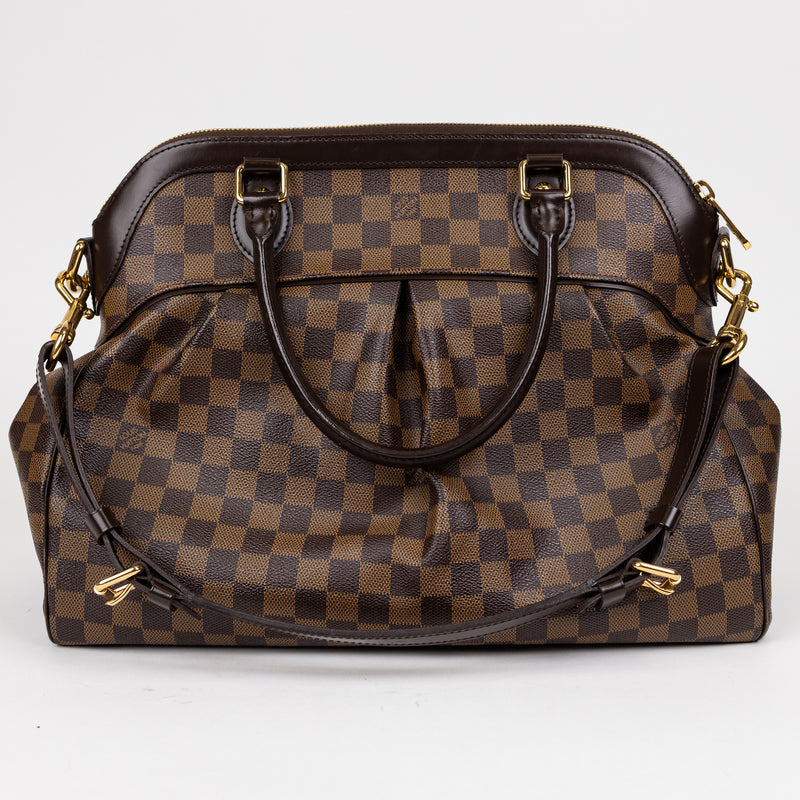 Louis Vuitton Brown Damier Ebene Trevi GM with Crossbody Strap