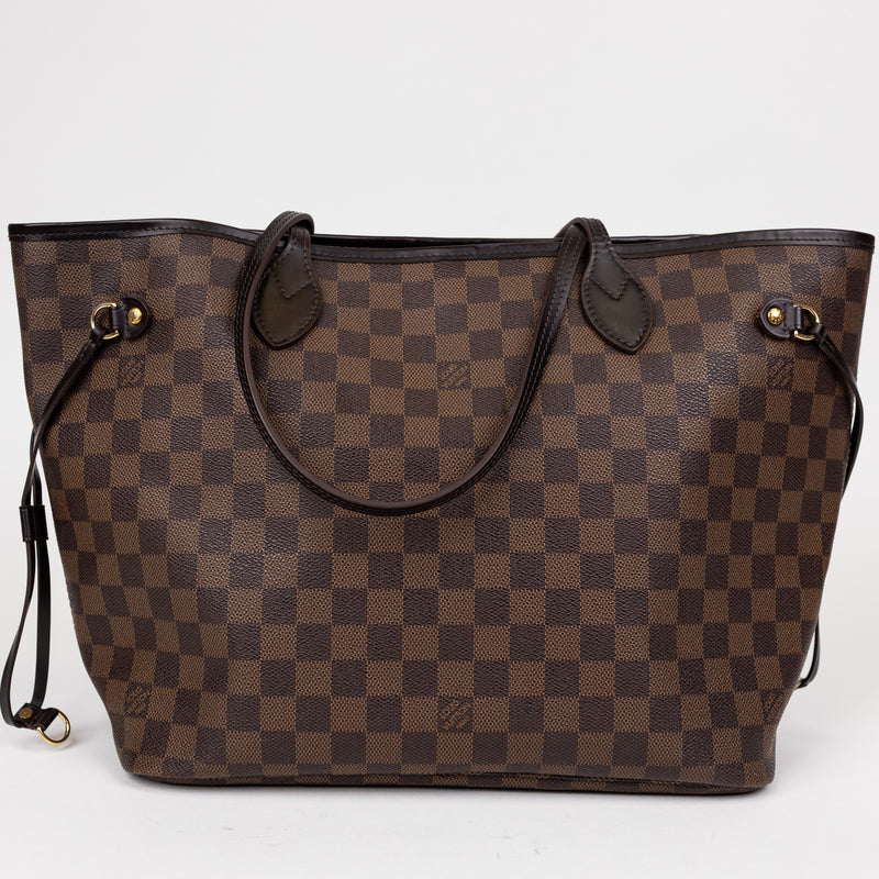 Louis Vuitton Brown Damier Ebene Neverfull MM Tote Bag