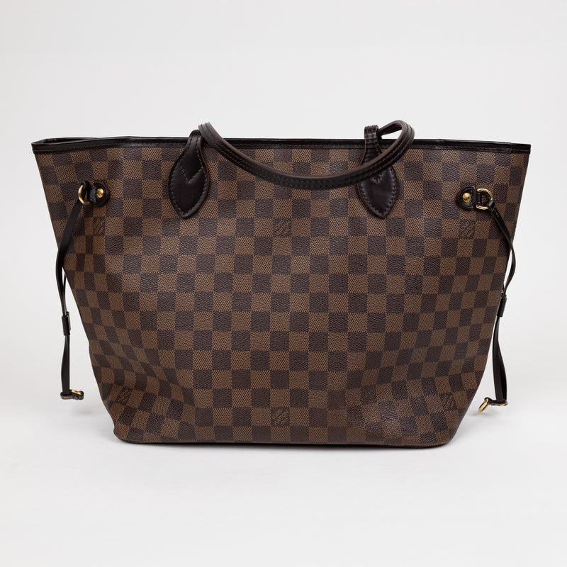 Louis Vuitton Brown Damier Ebene Neverfull MM Tote Bag