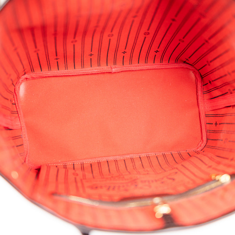 Louis Vuitton Brown Damier Ebene Neverfull MM Tote Bag