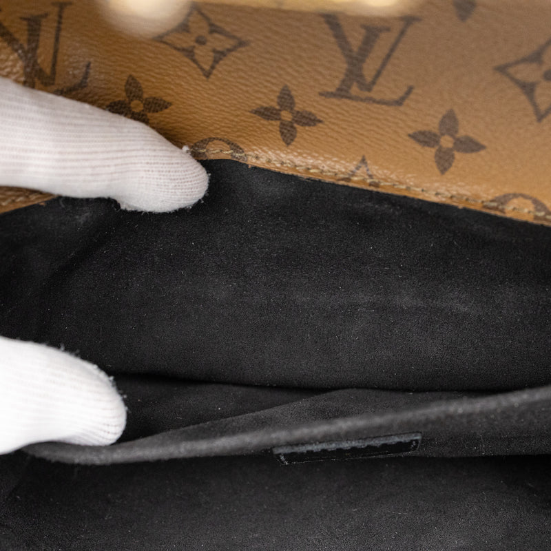 Louis Vuitton Brown Reverse Monogram Pochette Metis Bag