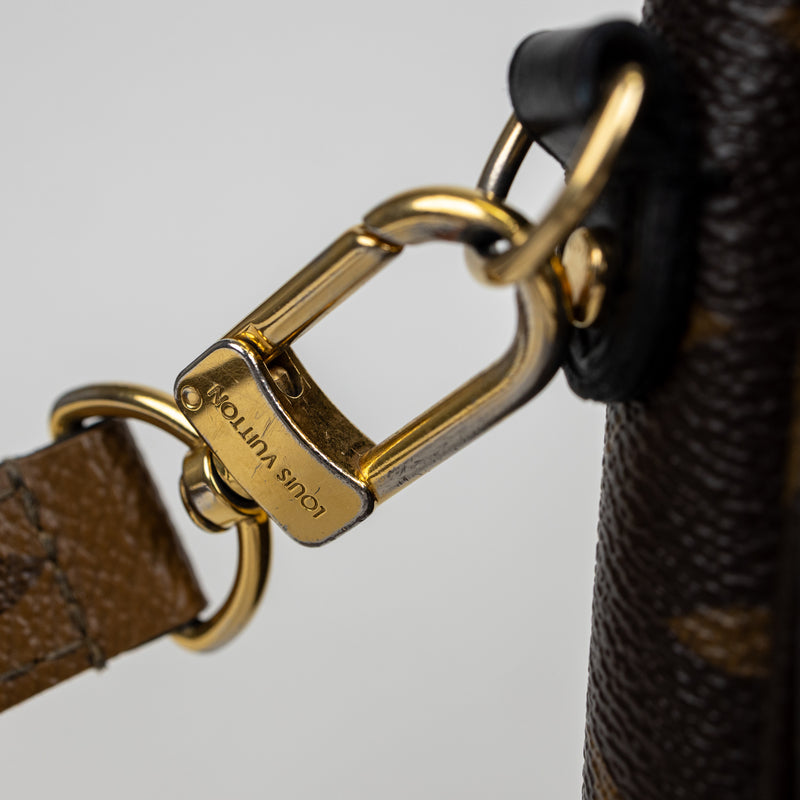 Louis Vuitton Brown Reverse Monogram Pochette Metis Bag