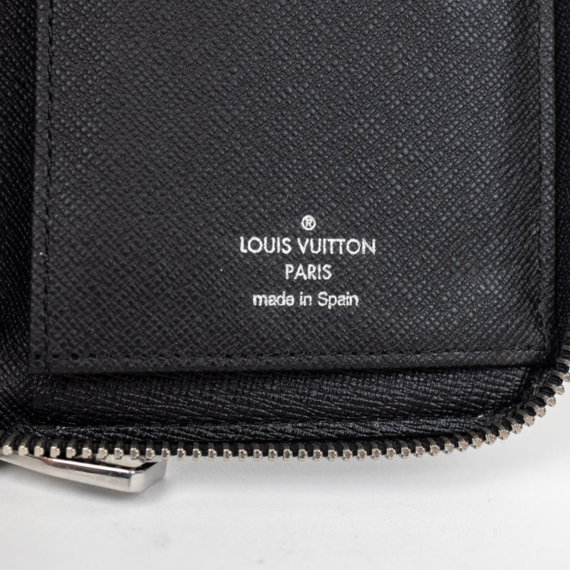 Louis Vuitton Black Gray Damier Graphite Zippy Wallet