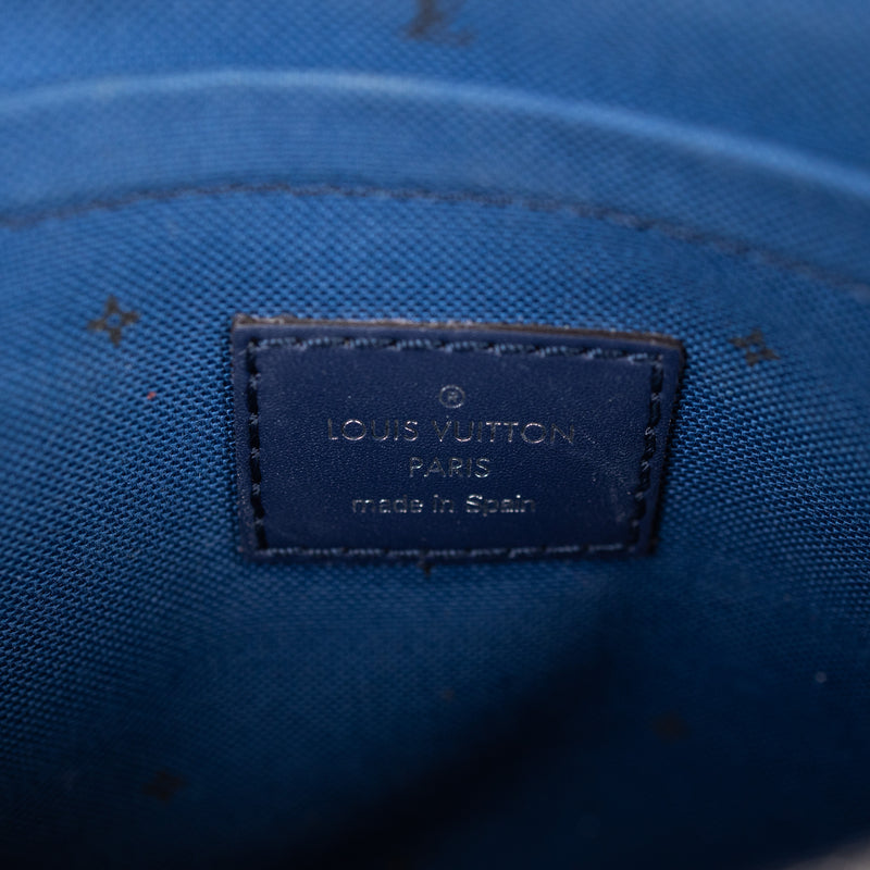 Louis Vuitton Blue White Monogram Giant Escale MM Tote Bag