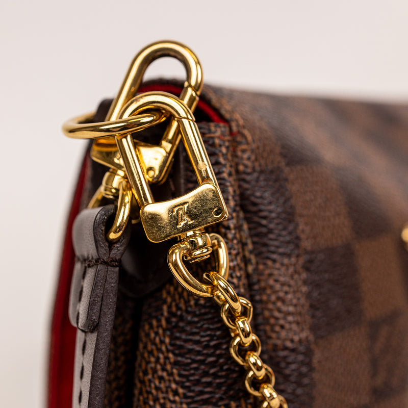 Louis Vuitton Favorite Damier Ebene GHW Brown Damier Ebene GHW