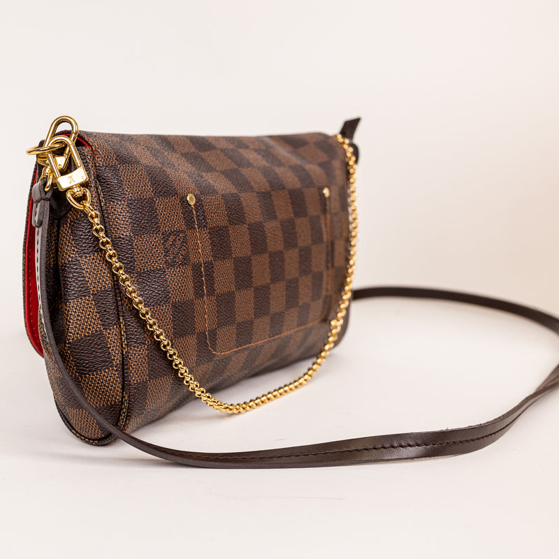 Louis Vuitton Favorite Damier Ebene GHW Brown Damier Ebene GHW