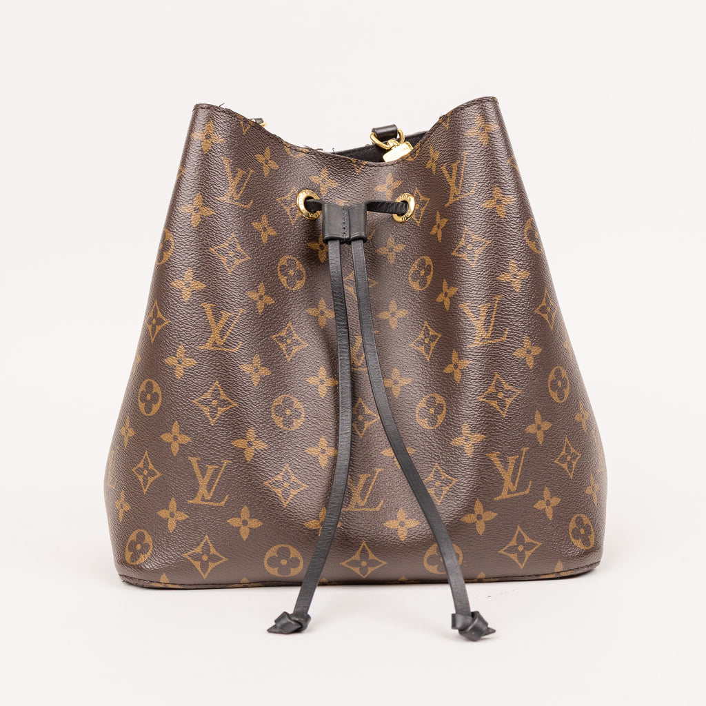 Louis Vuitton Brown Monogram Neo Noe Bucket Bag MM – On Que Style