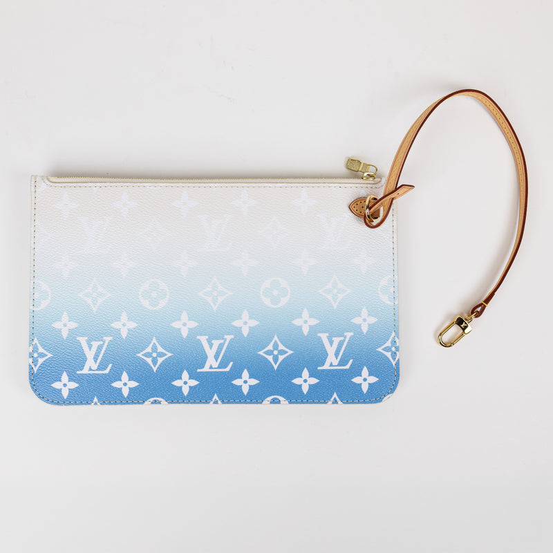 Louis Vuitton Neverfull MM Pool Collection – Blue/White Gradient Giant Monogram