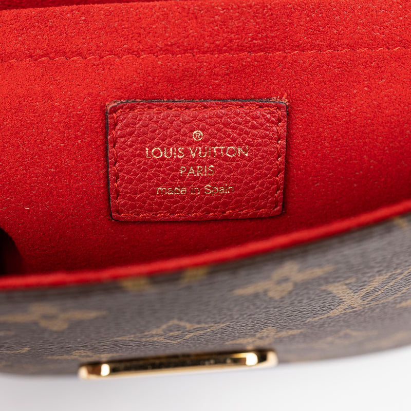 Louis Vuitton Brown Red Monogram Saint Placide Shoulder Bag