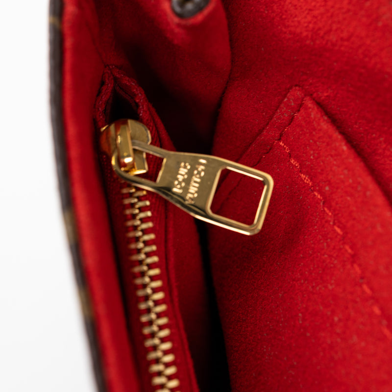 Louis Vuitton Brown Red Monogram Saint Placide Shoulder Bag