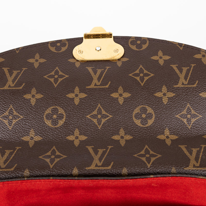 Louis Vuitton Brown Red Monogram Saint Placide Shoulder Bag