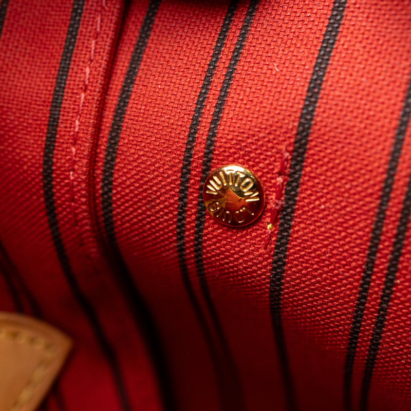 Louis Vuitton Brown Monogram Neverfull MM Tote Bag