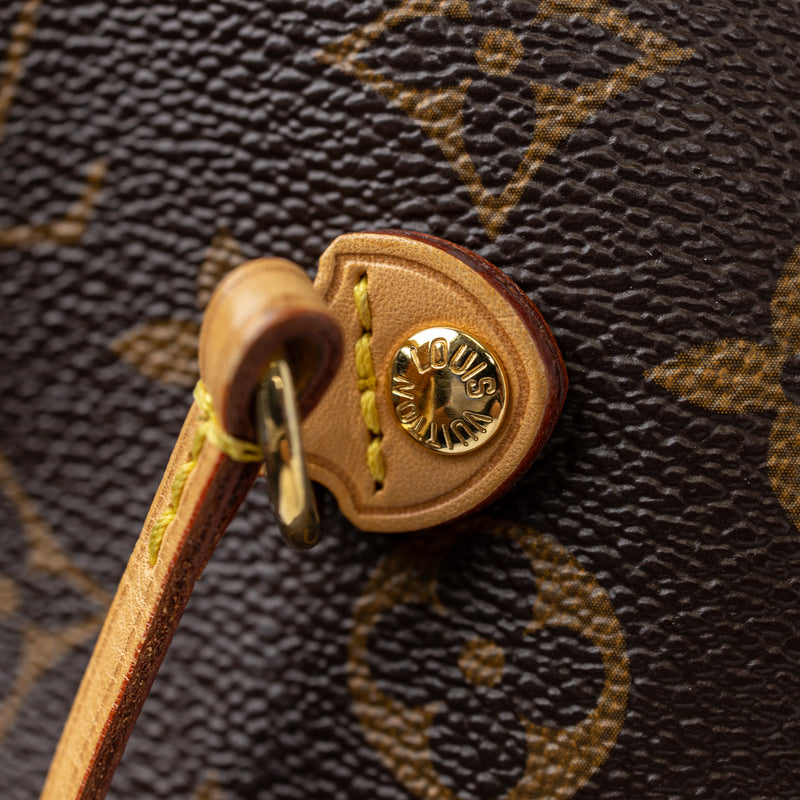 Louis Vuitton Brown Monogram Neverfull MM Tote Bag