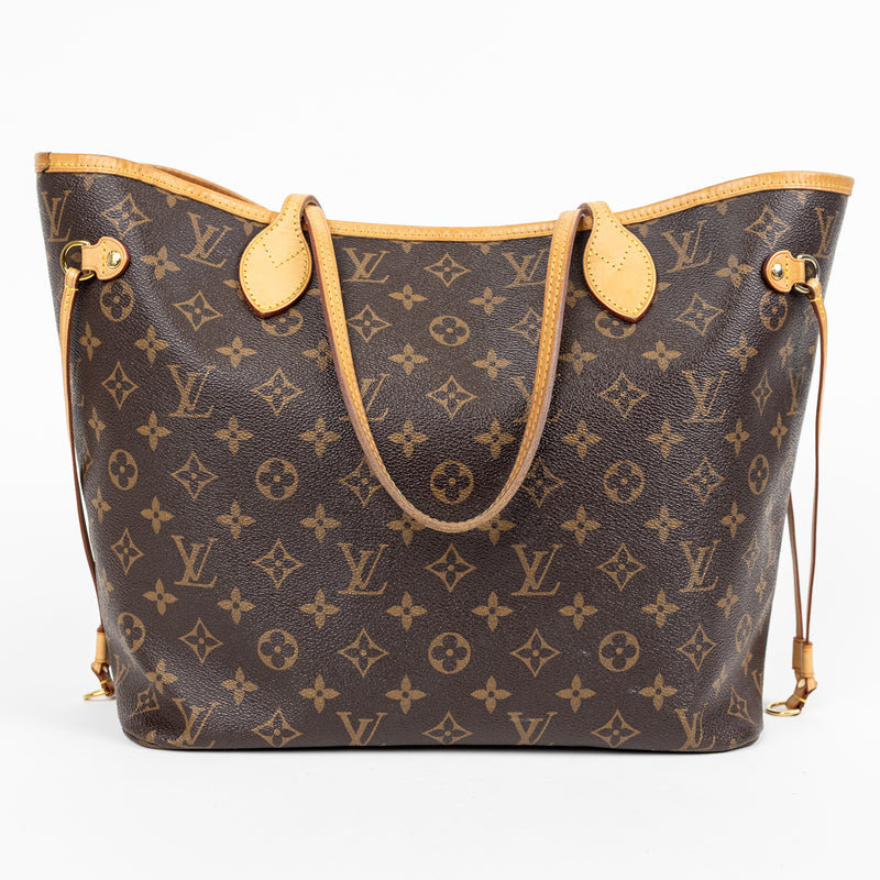 Louis Vuitton Brown Monogram Neverfull MM Tote Bag