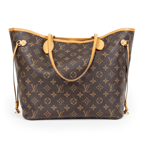 Louis Vuitton Brown Monogram Neverfull MM Tote Bag
