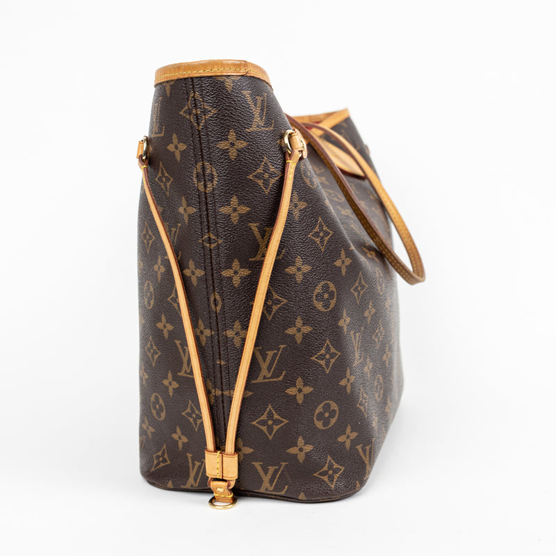 Louis Vuitton Brown Monogram Neverfull MM Tote Bag