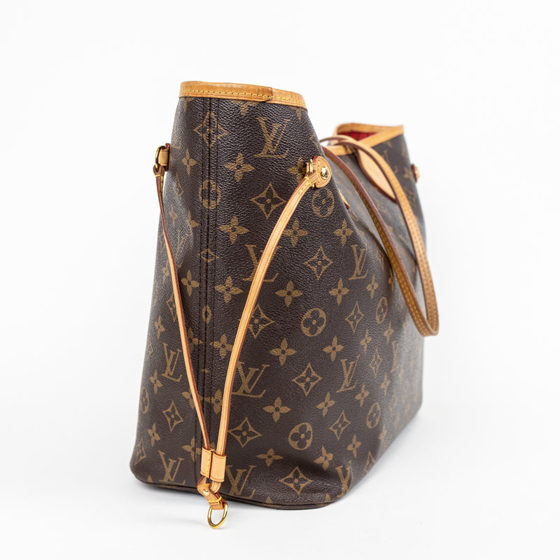 Louis Vuitton Brown Monogram Neverfull MM Tote Bag