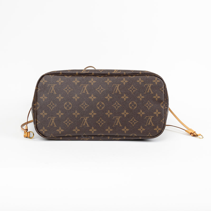 Louis Vuitton Brown Monogram Neverfull MM Tote Bag