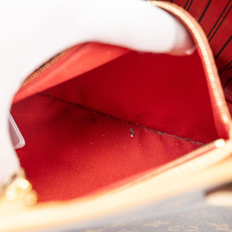 Louis Vuitton Brown Monogram Neverfull MM Tote Bag