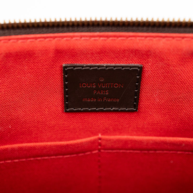 Louis Vuitton Brown Damier Ebene Westminster Bag with Gold Hardware