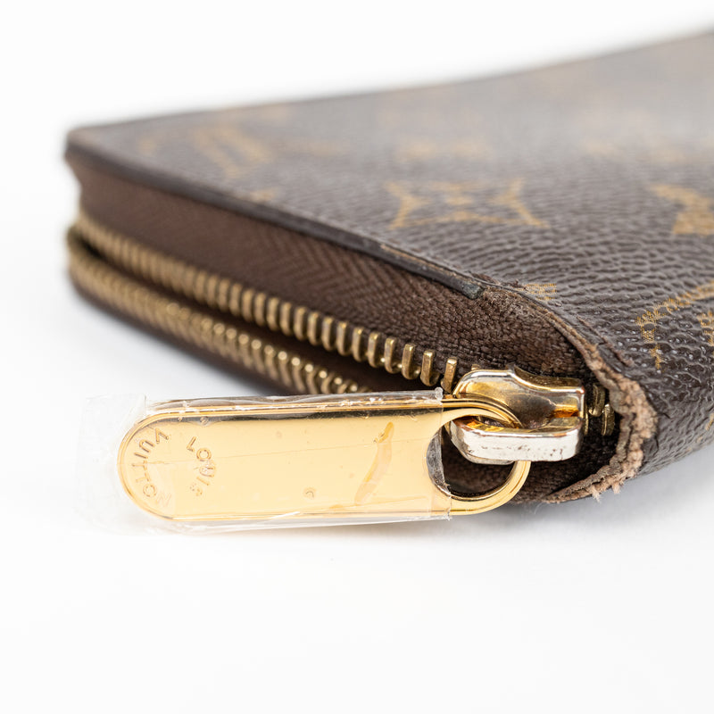 Louis Vuitton Brown Monogram Zippy Wallet
