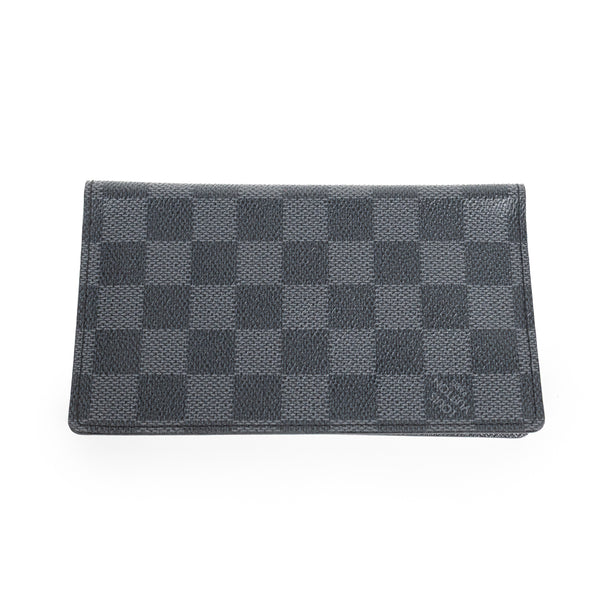 Louis Vuitton Gray Black Damier Graphite Brazza Wallet