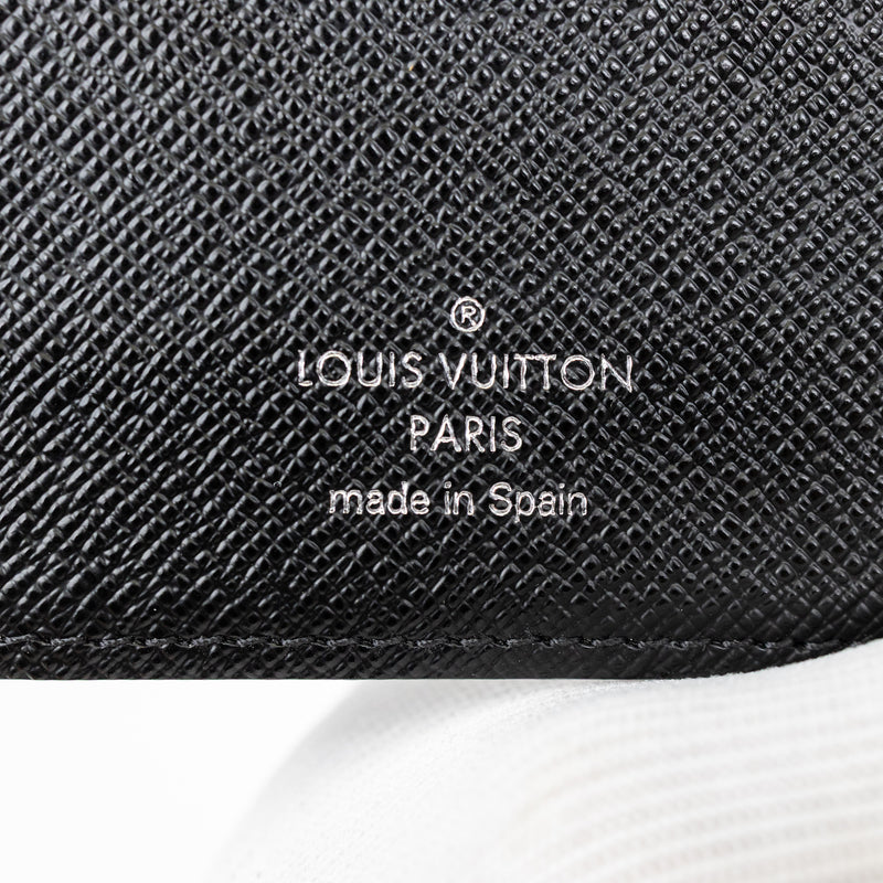 Louis Vuitton Gray Black Damier Graphite Brazza Wallet