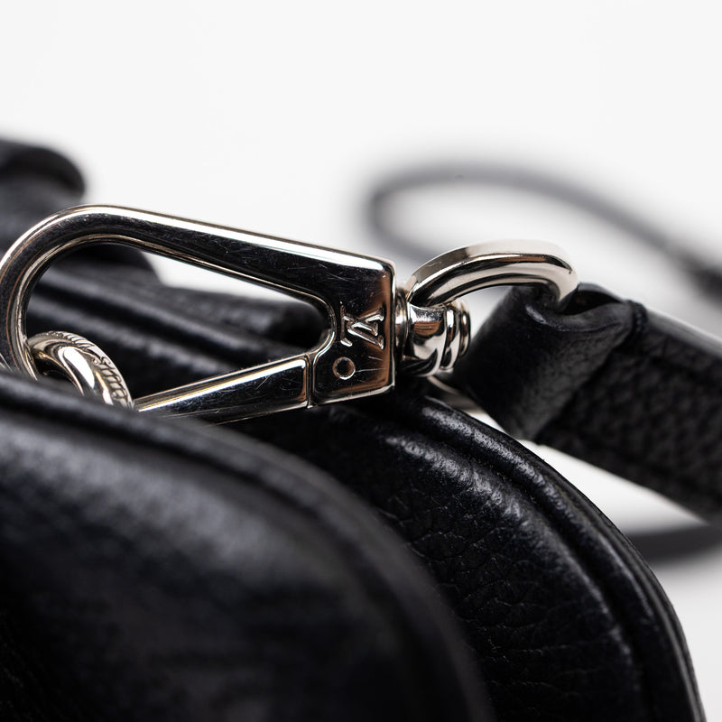 Louis Vuitton Black Mahina Scala Pouch Crossbody