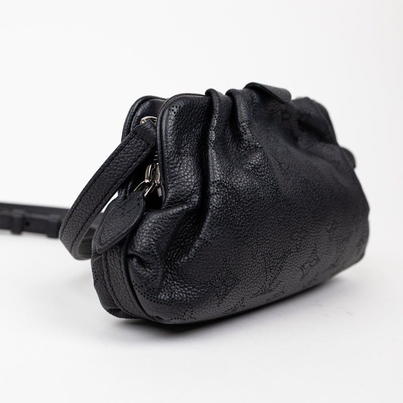 Louis Vuitton Black Mahina Scala Pouch Crossbody
