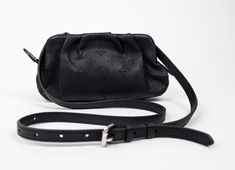 Louis Vuitton Black Mahina Scala Pouch Crossbody